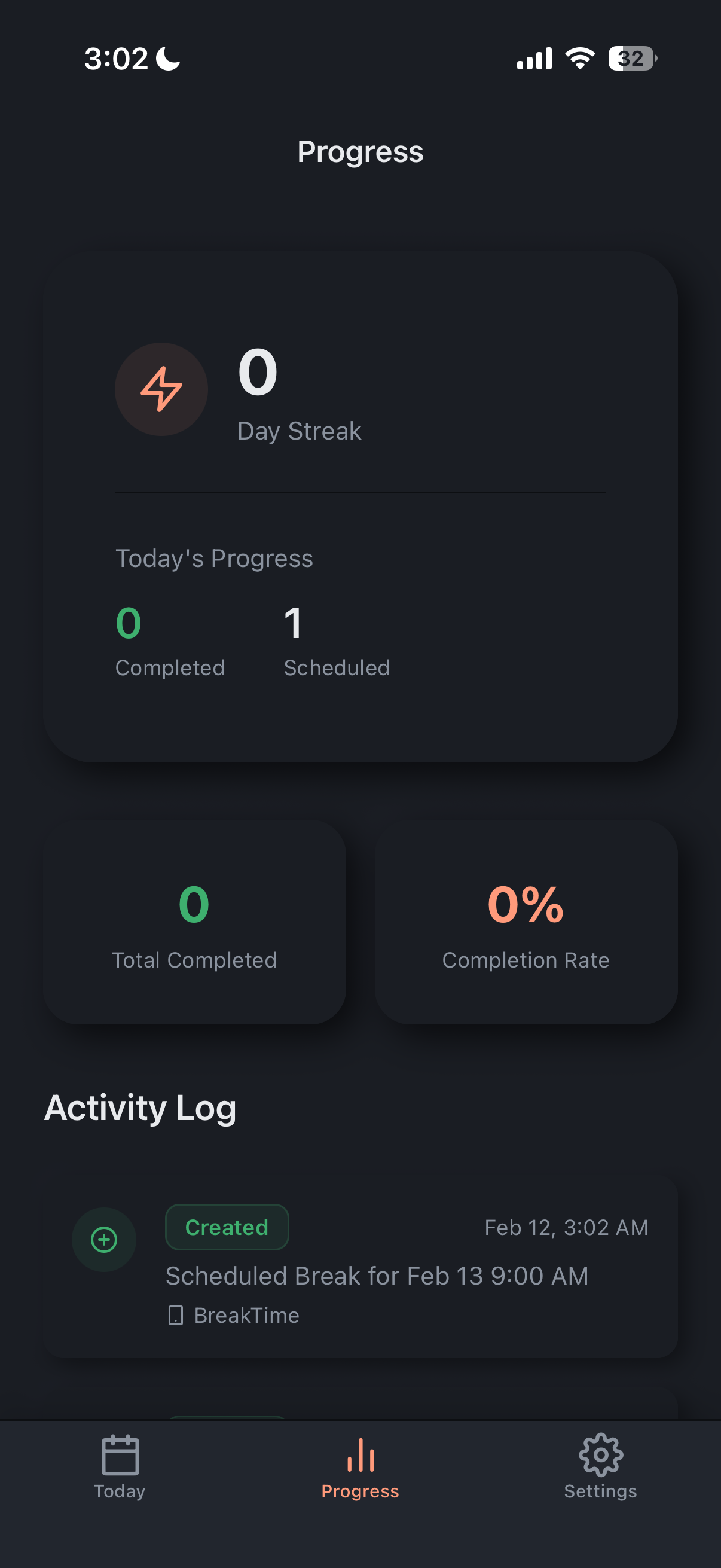 Progress